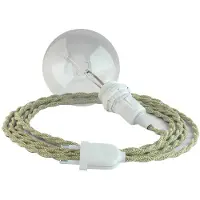 Creative Cables Cabo De Lâmpada Snake Twisted Shade Ready 5m