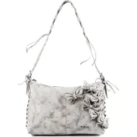 Desigual , Bolsa flores grande, Mulher, Poliuretano, Preto, U