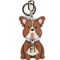Furla para mulher. WR00898-BX3175 Chaveiro Allegra Corgi marrom (OSFA), Casual, Sintético