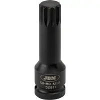 JBM Soquete De Bits De Impacto Xzn 1/2´´ M18