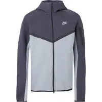 Nike Casaco em moletão 'Tech Fleece' cinzento basalto / cinzento claro / preto