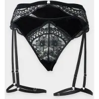 Hunkemoller Tanga preto