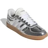 Adidas Sapatilhas baixas 'BREAKNET SLEEK' prata / branco