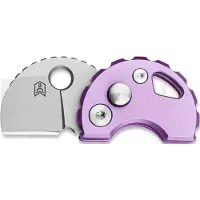 Bestechman Navalha Turtle - Beadblasted - Titanium, púrpura