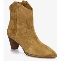 Ba&sh para mulher. 2H25NCAS Botins de couro Casey castanho (39), Marrom, 3 a 5cm, Nenhum, Casual
