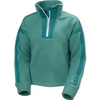 Helly Hansen para mulher. 49581 Forro polar com meio fecho Imperial Pile verde (XL), Casual, Poliéster