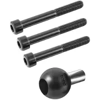 Ram Mounts Base De Bola Handlebar Clamp Base With M8 Screws