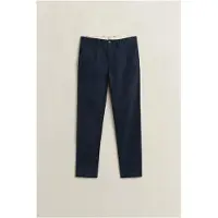 Gant para homem. 1505010 Calça chino Slim Fit marinho (36/34), Casual, Algodão