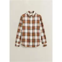 Gant para homem. 3263035 Camisa Windblown marrom (XL), Casual, Algodão, Manga comprida
