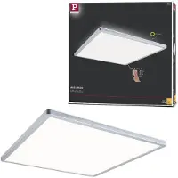 Paulmann Painel LED Atria Shine regulável em 3 níveis, cromado, 830, 42x42