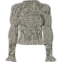 Y.A.S Blusa 'YASCHEMMA' bege / preto