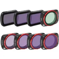 FreeWell Conjunto De 8 Filtros Dji Osmo Pocket 3 Acessório De Drone