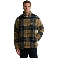 Barbour - Tartan Fleece Zip Through Sweatshirt Birchwood Dress Tartan para Homem - Tamanho L - Castanho