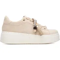 Refresh para mulher. 17618701-BEIGE Tênis 176187 bege (38), 5 a 8cm, Cordão, Casual