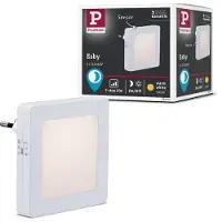 Paulmann Luz nocturna Esby LED, tomada de corrente, angular