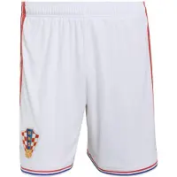 Adidas Calças de desporto 'Kroatien 26' vermelho vivo / branco