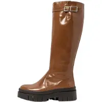 Art para mulher. 119591132003_023 Botas de couro castanhas 1959 (36), Marrom, Plano, Zíper, Casual