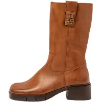 Art para mulher. 112861123003_023 Botas de couro 1286 Warsaw castanho (40), Marrom, 3 a 5cm, Zíper, Casual