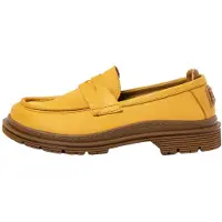 Art para mulher. 119021324003_024 Mocassins de Couro 1902 Birmingham amarelo (39), 3 a 5cm, Nenhum, Casual, Clássico