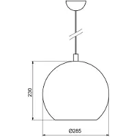 Aluminor Candeeiro suspenso Bulle, cromado