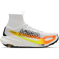 Hoka One One - Sapatilhas trail - Tecton X 4 M Frost/Neon Tangerine para Homem - Tamanho 11,5 US - Cinzento