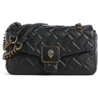 Kurt Geiger para mulher. 5374800109 Bolsa de Couro Pimlico preta (OSFA), Preto, Casual, Clássico, Pele