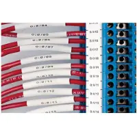 Brady M5-125-1-342 fita de tubo termorretrátil preto sobre branco 6,00 mm x 25,78 mm