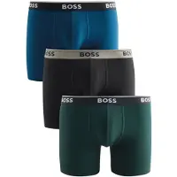 BOSS Boxers 'Power' genciana / azul escuro / preto / branco