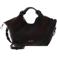 DKNY para mulher. R63EMM60 Bolsa Paula Pequena marrom (OSFA), Casual, Poliuretano