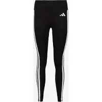 Adidas Calças de desporto 'Optime Essentials' preto / branco