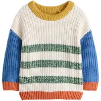 Next Pullover creme / azul / mostarda / lagosta