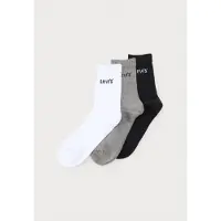 Levi's Meias Crew Orange Tab 3 Pares