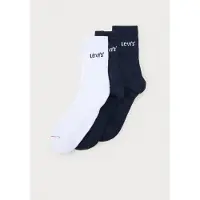 Levi's Meias Crew Orange Tab 3 Pares