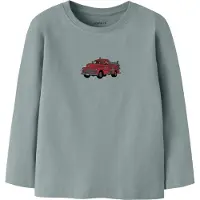 Name it Camisola 'NMMRESEQ' azul / cinzento / vermelho / preto