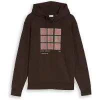 Tom Tailor Sweatshirt bege / chocolate / coral / branco