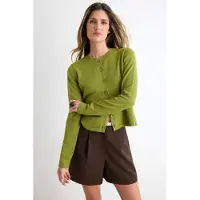 Trendyol Casaco de malha cana