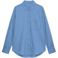 Vero Moda Blusa 'VMEDEN' azul / branco