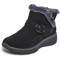 SKECHERS Botim cinzento / preto