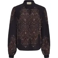 Cream Blusa mistura de cores / preto