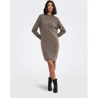 ONLY Vestido de malha 'JDYSUPER' acastanhado