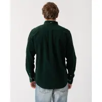 Gant para homem. 3250351 Camisa de bombazina Archive Shield verde (XL), Casual, Algodão, Manga comprida