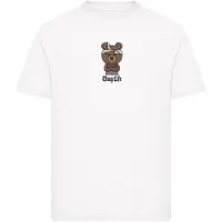 Mister tee Camisola 'Bandana Bear' castanho escuro / cinzento / preto / branco