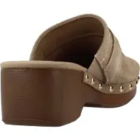 Carmela para mulher. 16325501-TAUPE Tamancos de Couro 163255 marrom (40), 5 a 8cm, Serraje, Nenhum, Casual