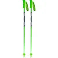 Komperdell - Bastões ski - Nationalteam Carbon Junior para criança - Tamanho 95 cm - Verde