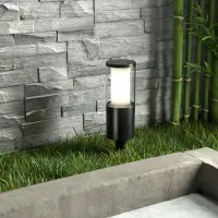 Fumagalli 1891 Luz de jardim com espigão Carlo, em preto, 25 cm, 3,5 W, CCT
