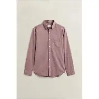 Gant para homem. 3000100 Camisa de popelina Regular Fit grená (L), Casual, Algodão, Clássico, Manga comprida