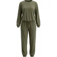 CUPSHE Pijama 'Long Sleeve' verde