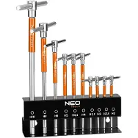 Neo Tools Conjunto De Chaves Allen T-handle With Stand 09-509