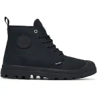 Palladium Botim com fivela 'PAMPA' preto / branco