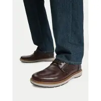 Pikolinos para homem. M8D-4292C1 Tênis de Pele Bilbao castanho escuro (43), Couro, Marrom, Plano, Cordão, Casual